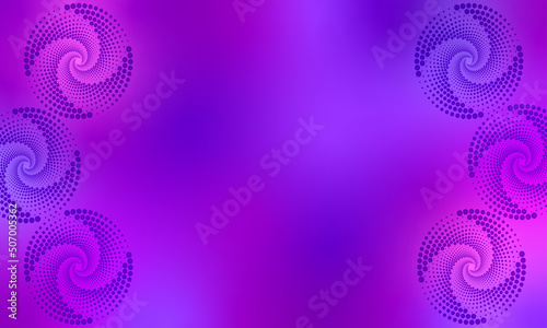 Bright gradient lilac pink background. Purple template for holiday cards, for birthday