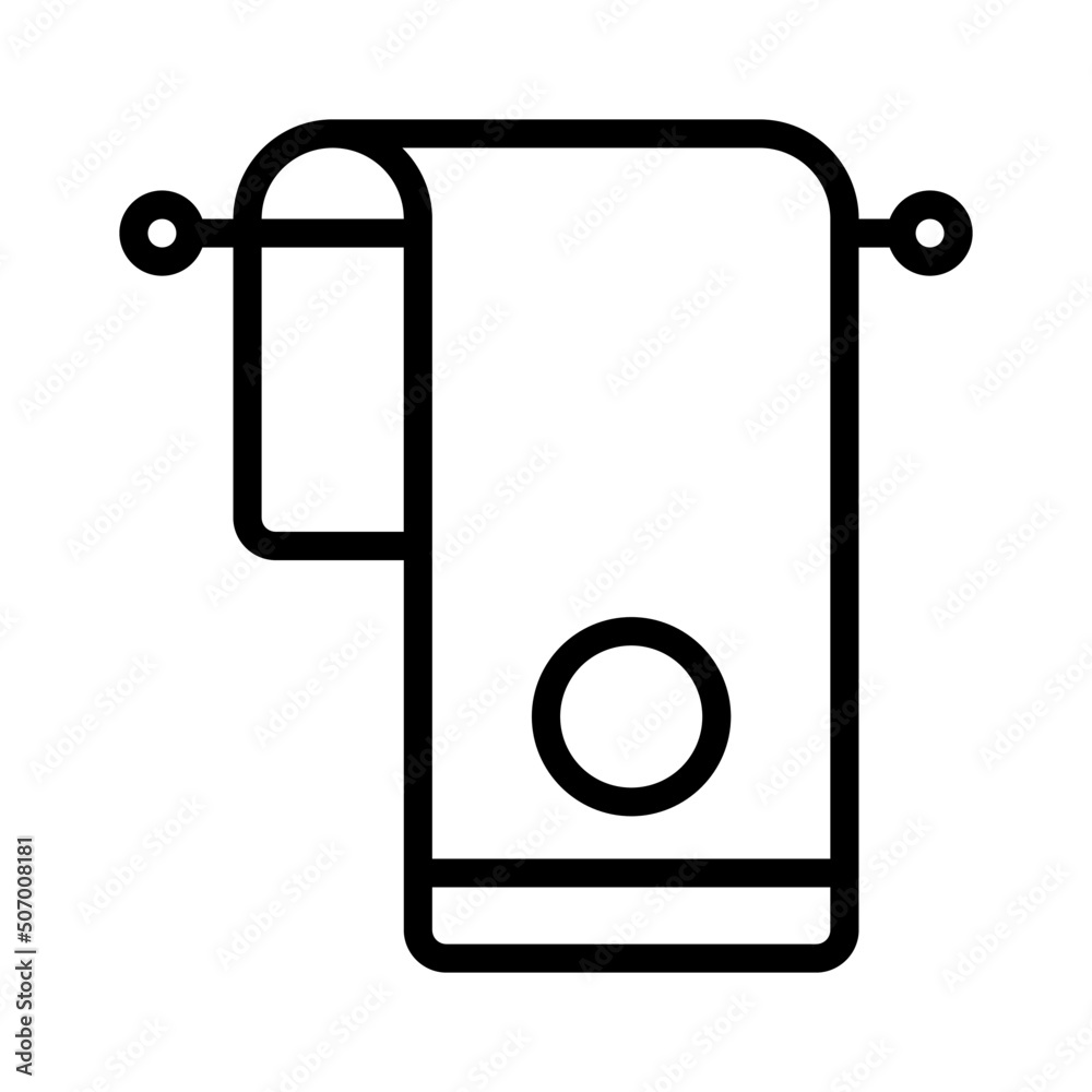 towel icon with outline style. Suitable for website design, logo, app and UI. Based on the size of the icon in general, so it can be reduced. towel icon with outline style. Suitable for website design, logo, app and UI. Based on the size of the icon in general, so it can be reduced.