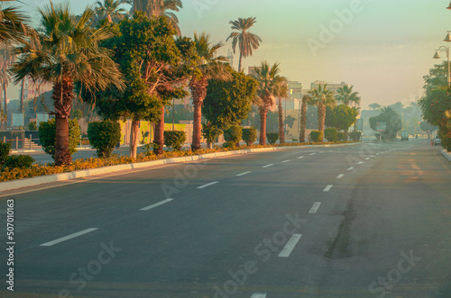 corniche road in Luxor city