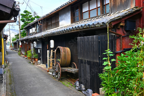 黒江　黒江の町並み　紀州漆器　漆の町並み　レトロ　古い街並み　和歌山県海南市 photo