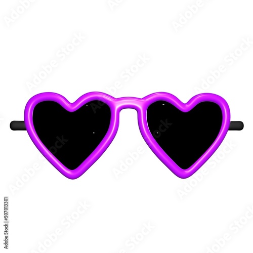 Love sunglasses with purple frames
