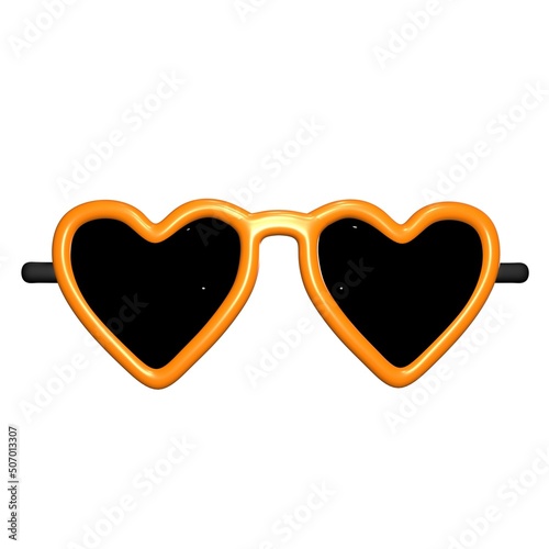 Love sunglasses with orange frames