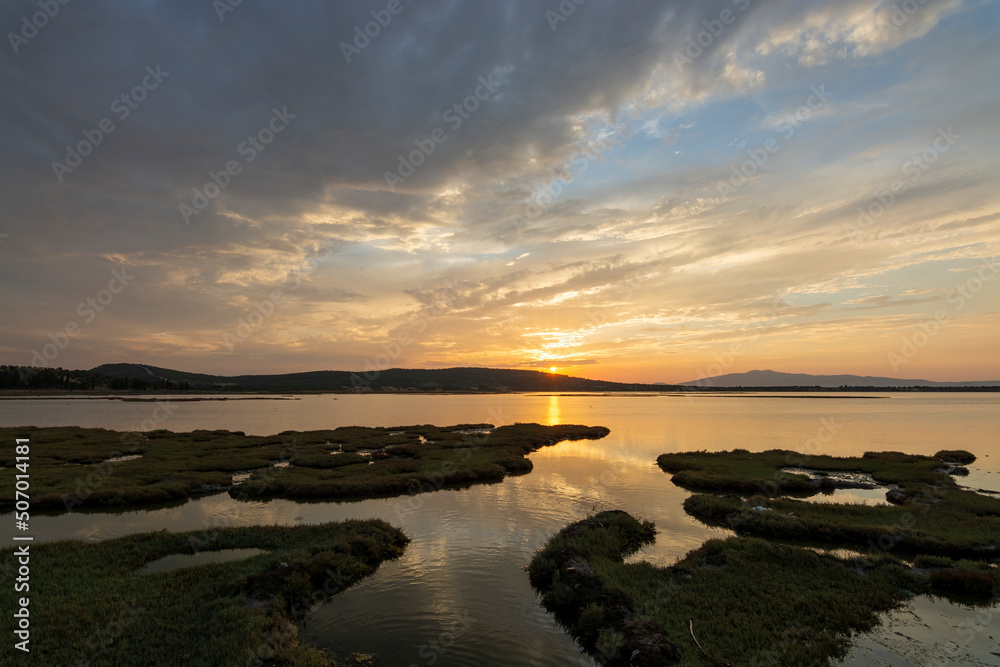 Fototapeta premium Sunset on the Sea 