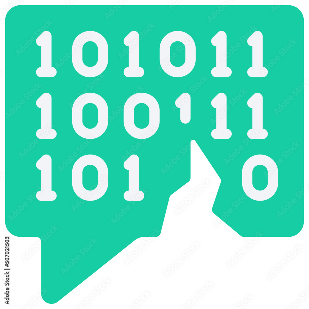 Break Coded Message Icon Break Coded Message Icon