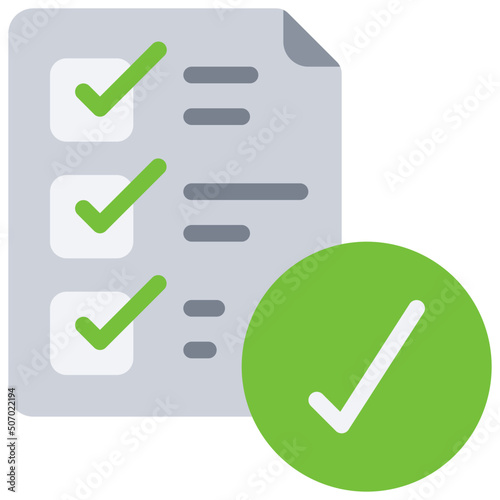 Completed Task List Icon