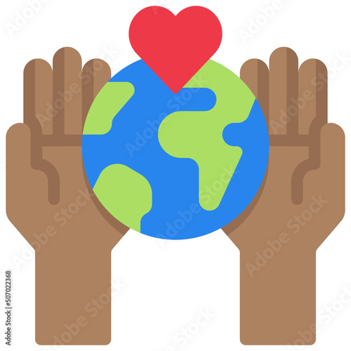 Give World Love Icon
