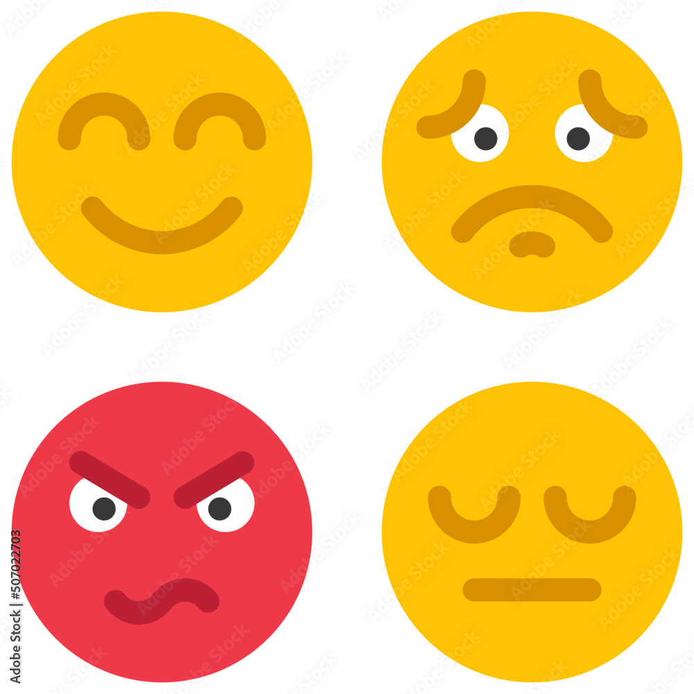 Fototapeta premium Emotions Icon