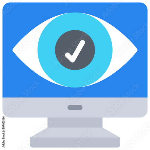 Computer Visibilty Icon
