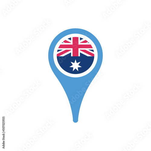 Free Download Colour icon for Australia Flag Map - GFXLoad