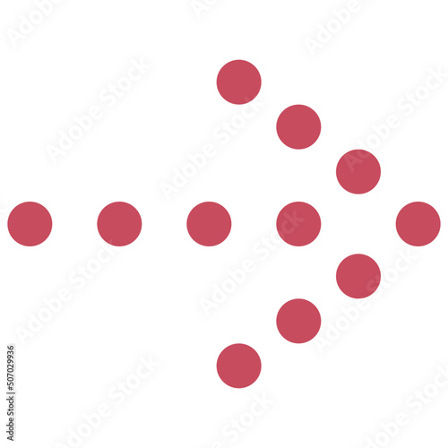 Dotted Arrow Icon