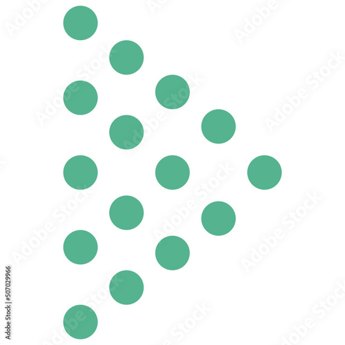 Dotted Triangle Arrow Icon