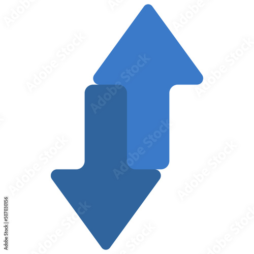 Up And Down Arrows Icon
