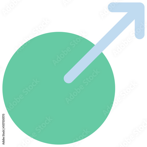 Circle With Arrow Icon