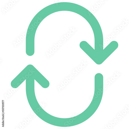 Oval Arrows Icon