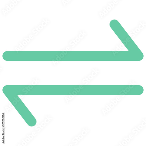 Split Thin Arrows Icon