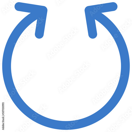 Double Ended Circle Arrow Icon