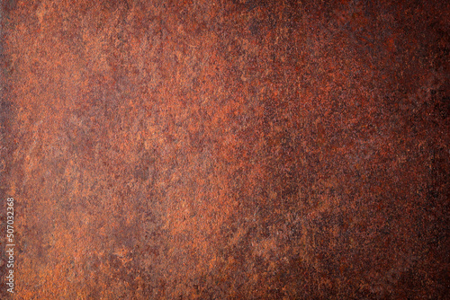 rusted metal texture, rust on iron plate background