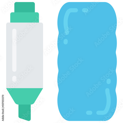 Whiteboard Pen & Eraser Icon