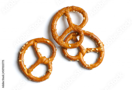 Three pretzels Fototapet