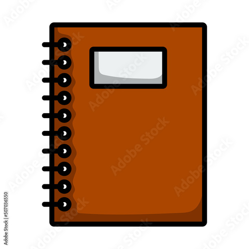 Exercise Book With Pen Icon
