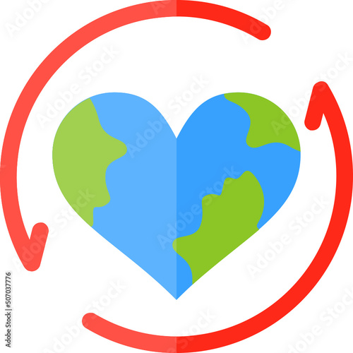 Earth Recycle Icon