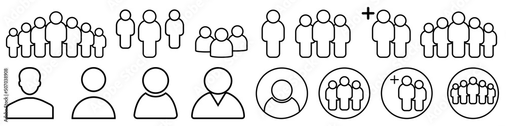 Man vector icon set. person illustration sign collection. user symbol. female logo. Man vector icon set. person illustration sign collection. user symbol. female logo.