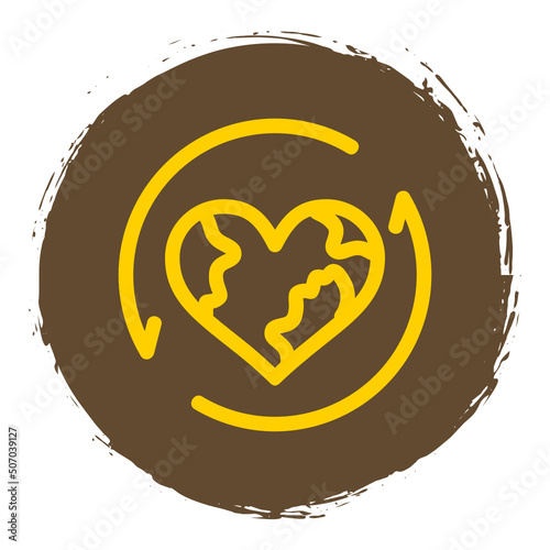 Earth Recycle Icon