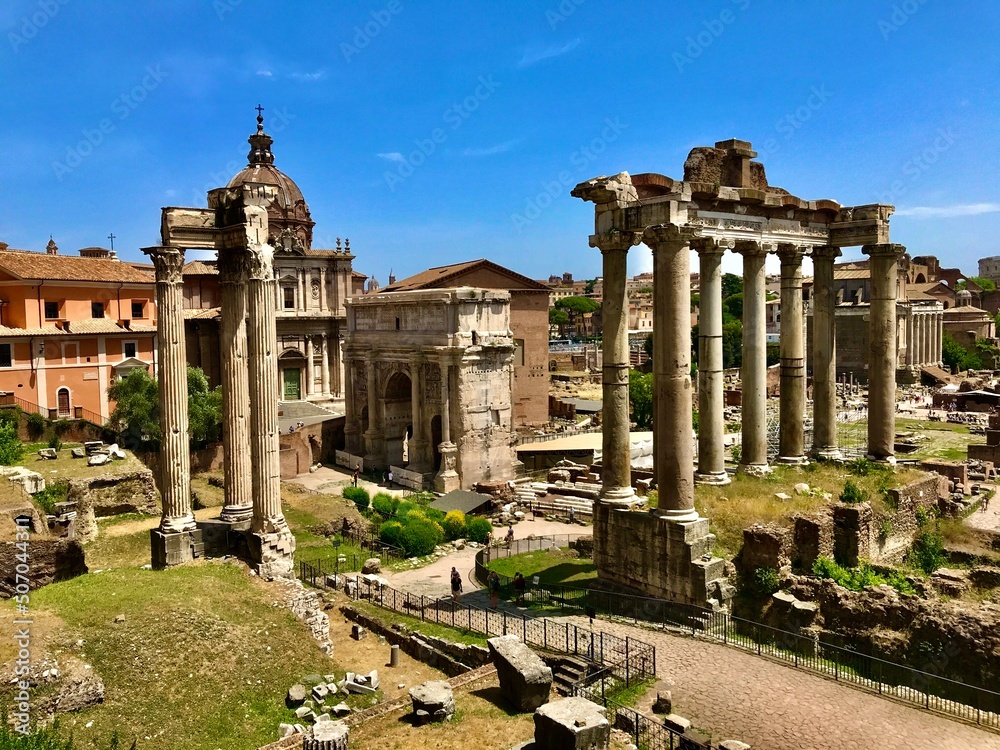 Forum Romanum / Foro Romano in Rom (Italien)