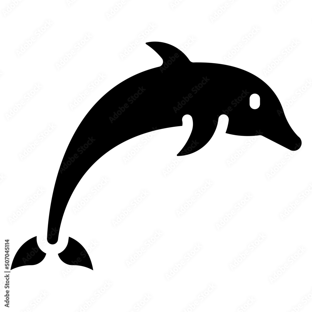 Obraz premium Dolphin Icon