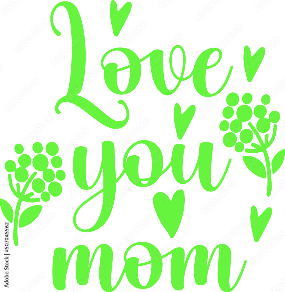 Fototapeta premium mother day t shirt and svg design