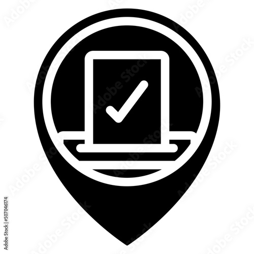 Polling Station Location Icon