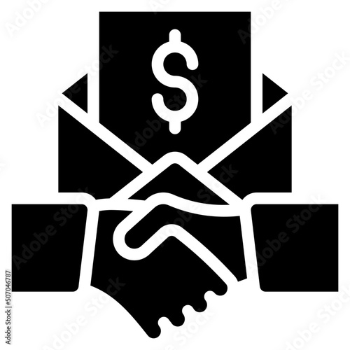 Paycheck Agreement Icon
