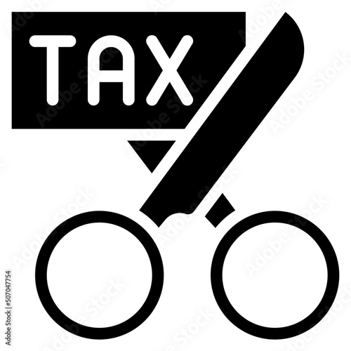 Tax Cuts Icon