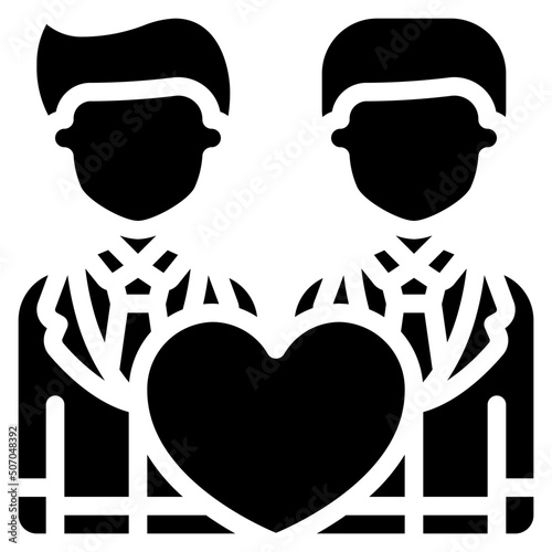 Male Same Sex Marriage Icon