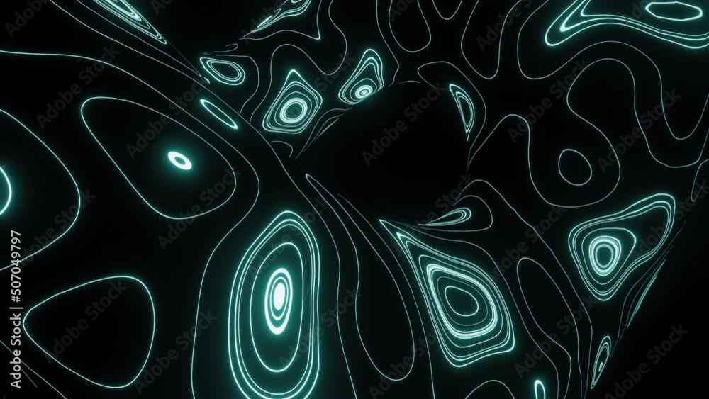 Bright big sparkling spring.Design.A black background with a ...