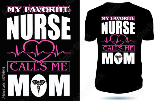 Nurse T-Shirts Design, T-shirt design with typography, t-shirt design vector for print, Design - 16 photo