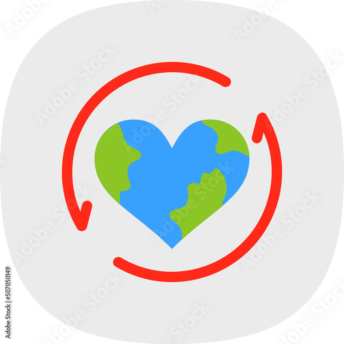Earth Recycle Icon
