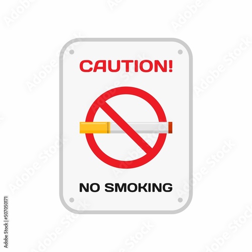 No Smoking Icon : Healthcare Theme, Infographics and Other Graphic Related Assets.