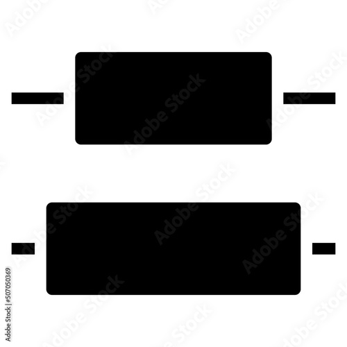 Distribute Vertically Icon