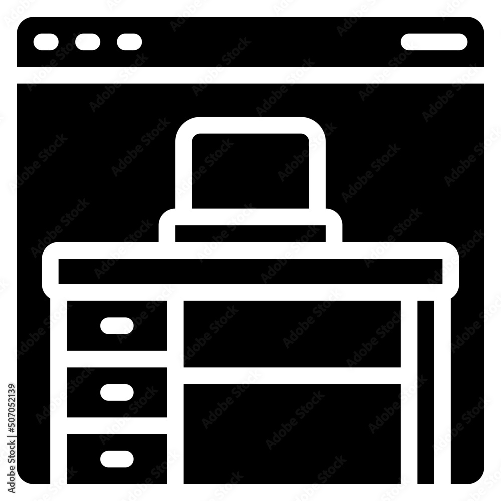 Student Desk Website Icon Student Desk Website Icon