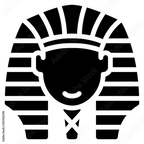 Pharaoh Headdress Icon