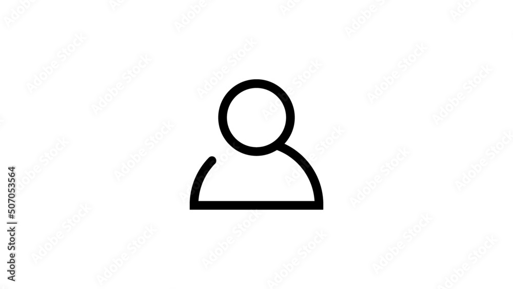 User profile icon