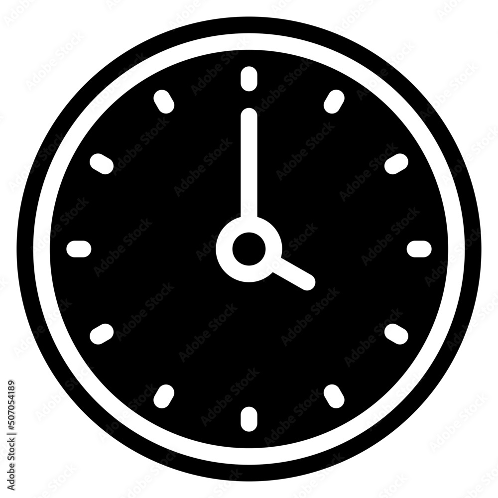 Round Clock Icon