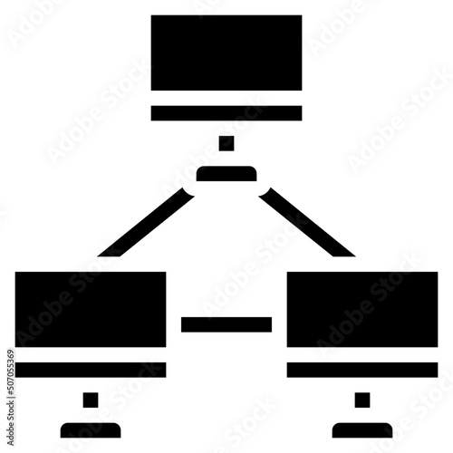 Cluster Computing Icon