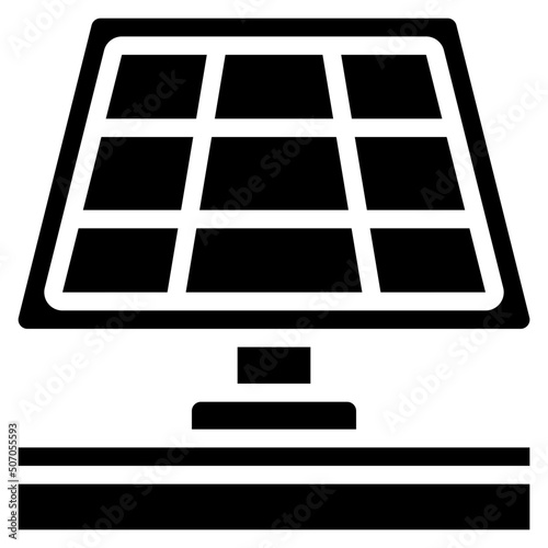 Solar Pannel Power Icon