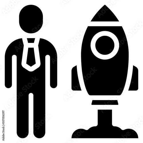  Start Up Owner Icon