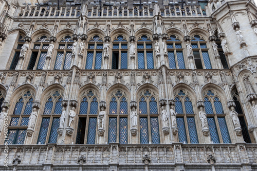 A fragment of the historic Town Hall of Brussels decoration © Walter_D