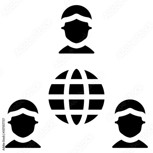 Internet Workers Icon
