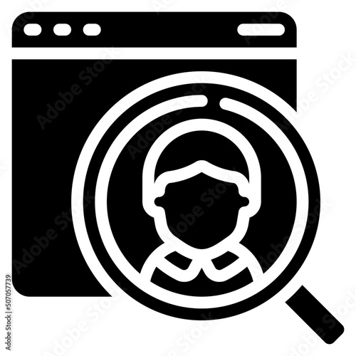 Search For Employees Icon