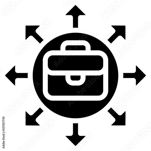 Outsource Business Icon